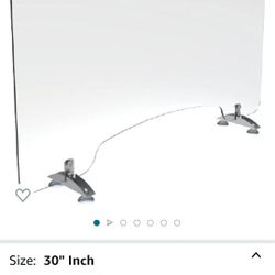 Versatables Plexiglass Shields 48"W x 24" H - NEW - QTY=3