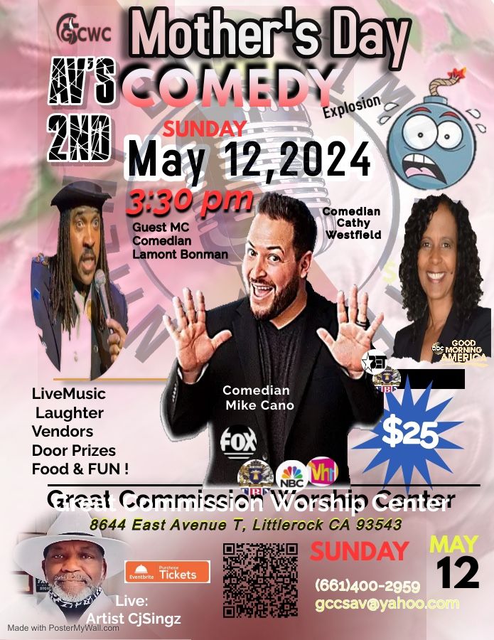 Antelope Valley Mother’s Day Comedy Explosion
