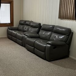 Reclining Couch And Love Seat Set