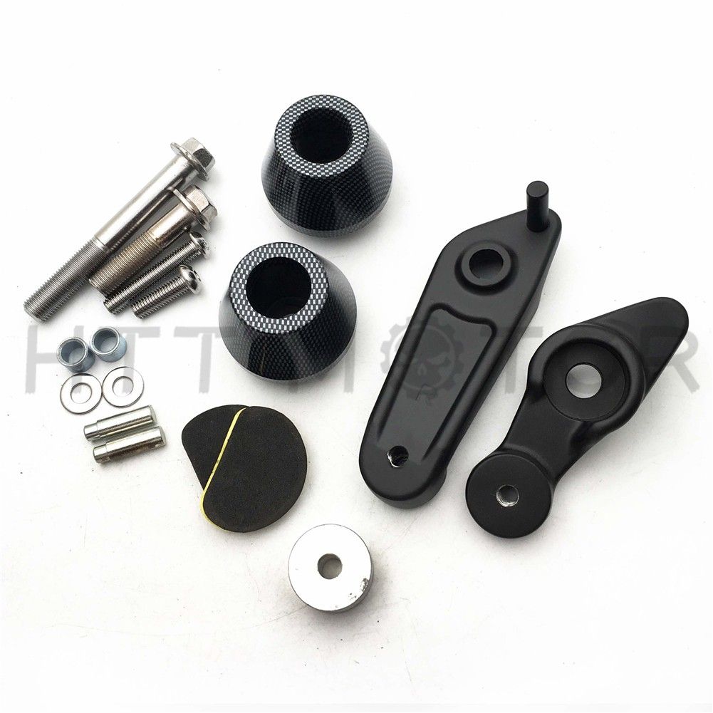 Carbon Frame Sliders Crash Protectors For Yamaha YZF R1 2009-2014 2012 2013 PN: MT219-059-CN