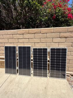 4 100 watt solar panels