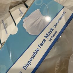 White Disposable Masks