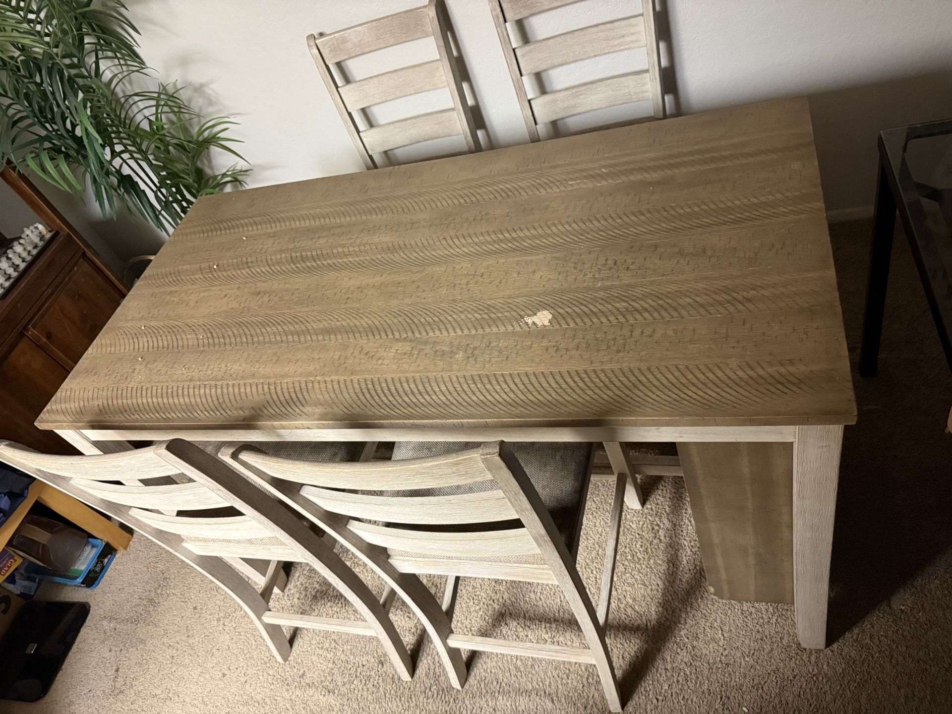 High Top Table w/ Wine Rack Attached