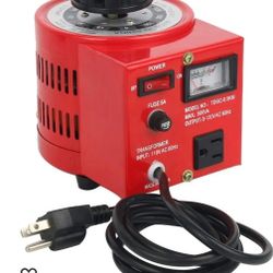 YaeCCC Auto Voltage Transformer AC Variable Voltage Converter Transformer 110VAC Input, 0-130VAC (500W)

