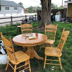 4 Chairs And Table
