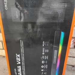 SoundBlaster V2X ( Gaming Soundbar With SUBWOOFER With RGB) Brand New. Price Firm