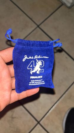 This is an officially licensed Jackie Robinson championship ring for youth baseball or softball teams.
