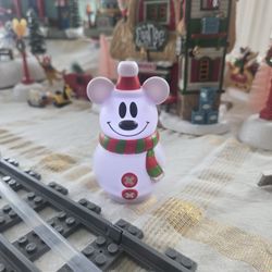 Disneyland mickey light up snowman bottle topper 2025