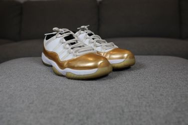 Jordan 11 Retro Low Closing Ceremony Gold Size 10.5