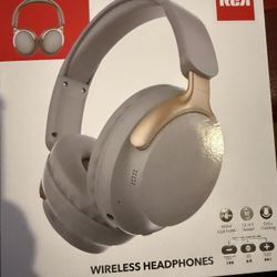 New RCA Wireless Headphones Wave 58 Gray 