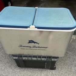 Tommy Bahama Cooler - Broken Needs Repair Or For Parts