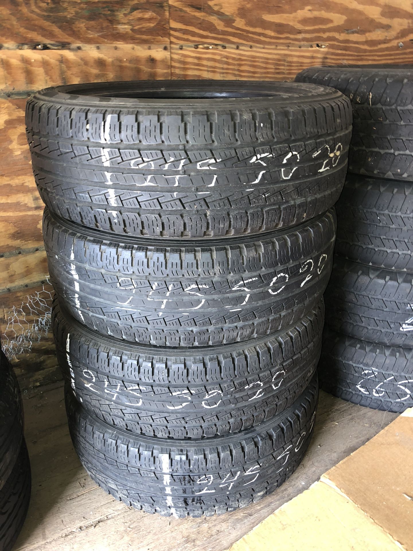 SET OF 4 245/50R20