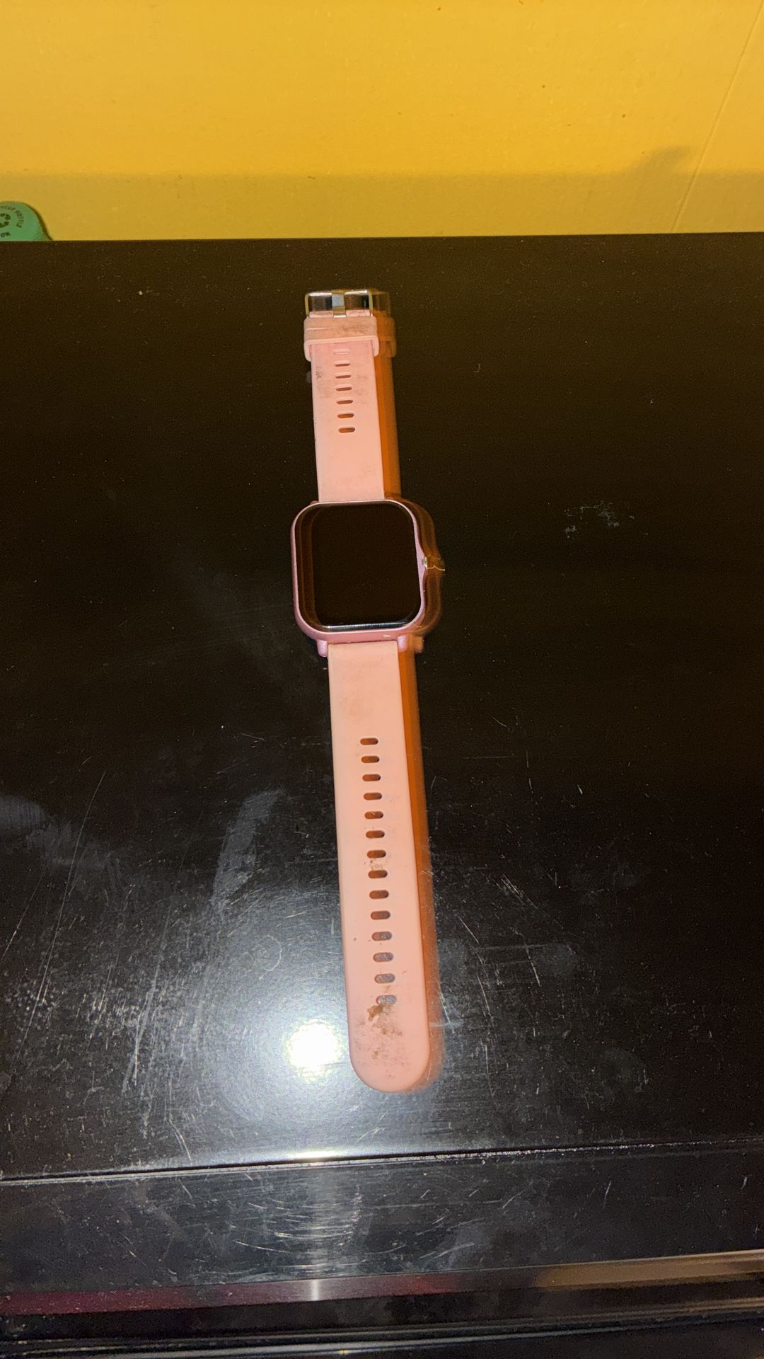 Pink smartwatch