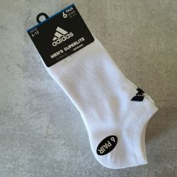 NEW Adidas Men's Superlite Climalite No Show Socks Size 6-12