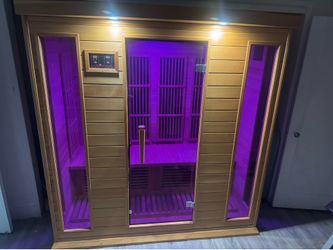 🔥 Luxury 4-Person Infrared Sauna – Like New 🔥