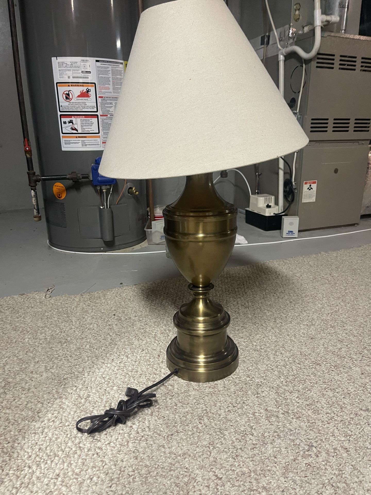 Vintage Brass Stiffel table lamp.