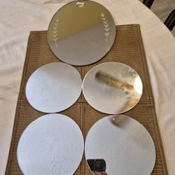 Five small mirrors