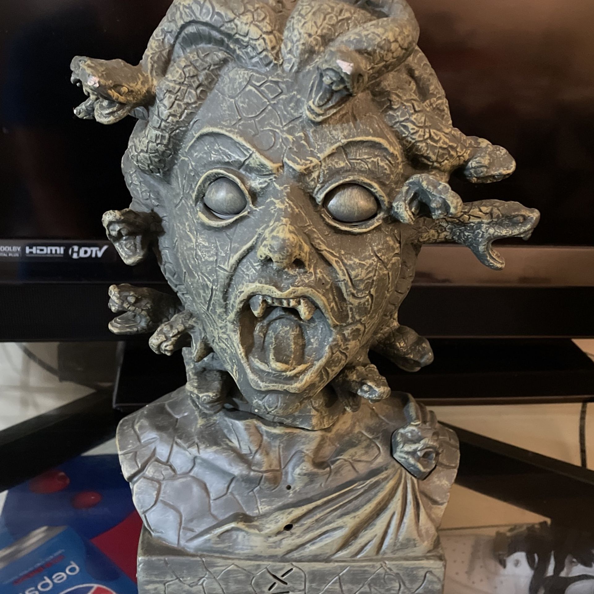 Motion Sensor medusa Halloween decoration