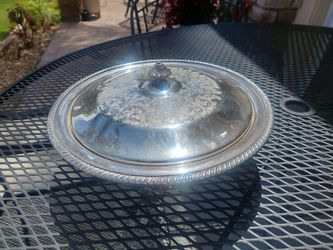 Silverplated dish
