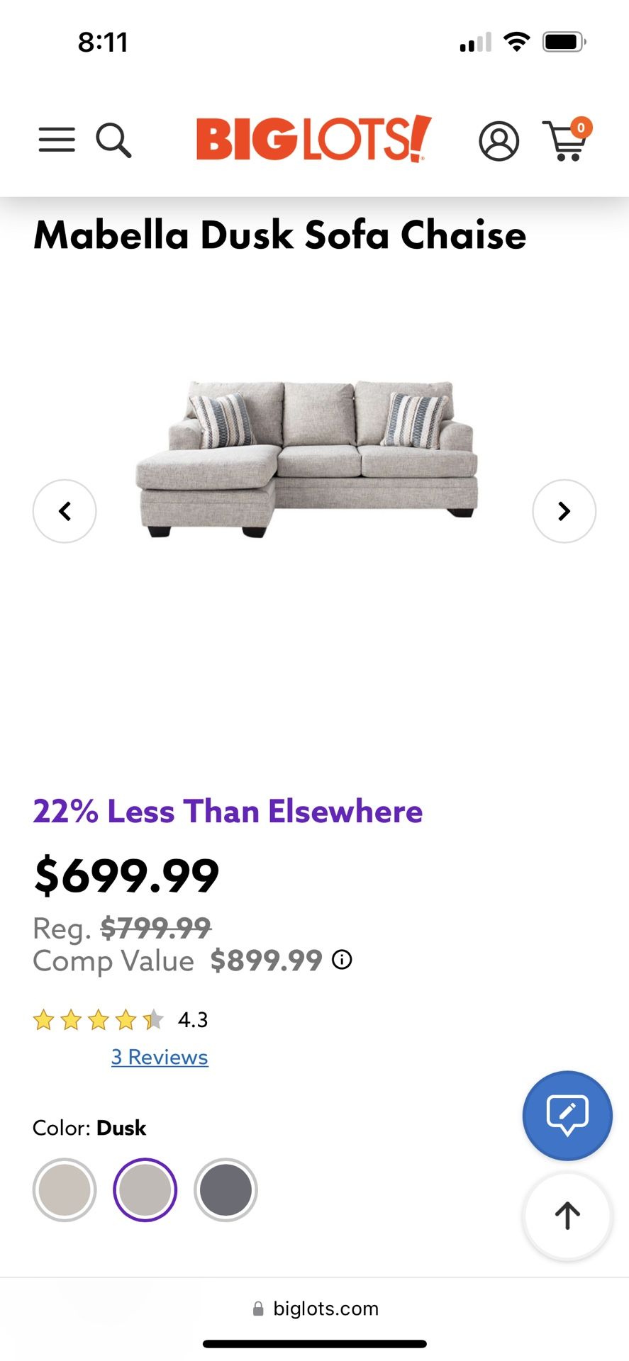 Sofa Chaise