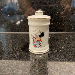 Vintage Japan Retired Disney Mickey Mouse Salt Shaker 3”