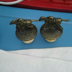Set Of 3 Heavy Metal Decanter Corks
