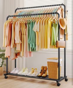 Double Rod Clothes Rack