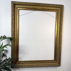 Antique Picture Frame French Very Large Gold Ornate