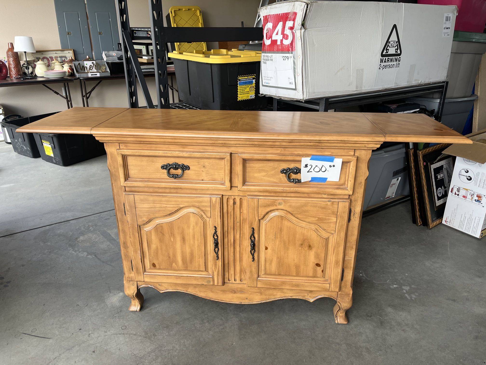 Wooden Hutch/Table