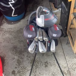 Golf Men’s RH TaylorMade w/Matching Stand Bag