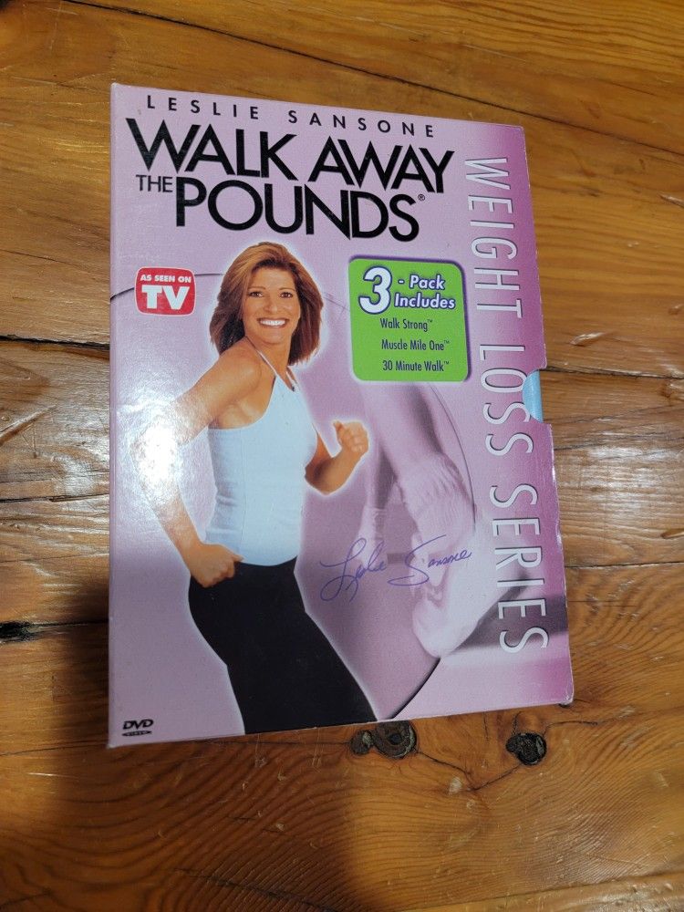 Leslie Sansone Walk Away the Pounds - Box Set Of 3 DVDs