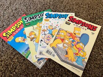 Brand New: Four (4) Simpsons Comics published by Bongo Comics (2012)