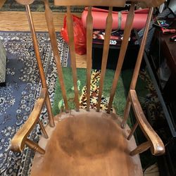 Pretty Wood Rocking Chair $$reduced
