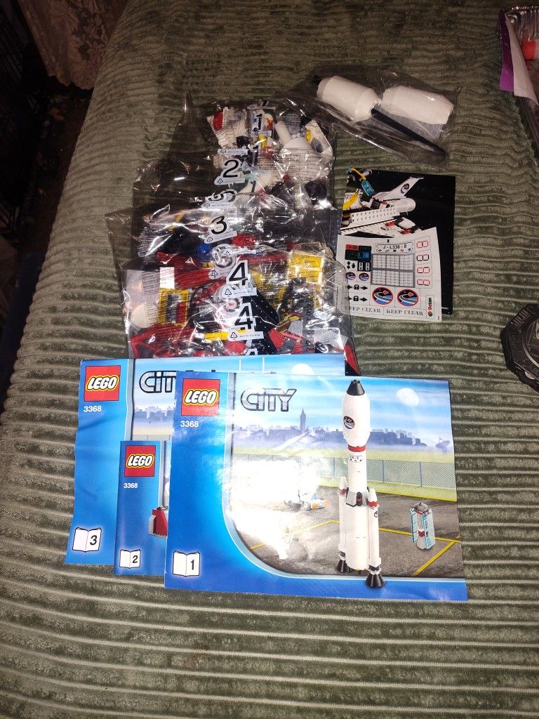 Retired Set Of New! Factory Sealed Lego City Space Centre (No Box)