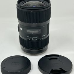 Sigma 18-35mm f/1.8 DC HSM Art Lens for Canon EF