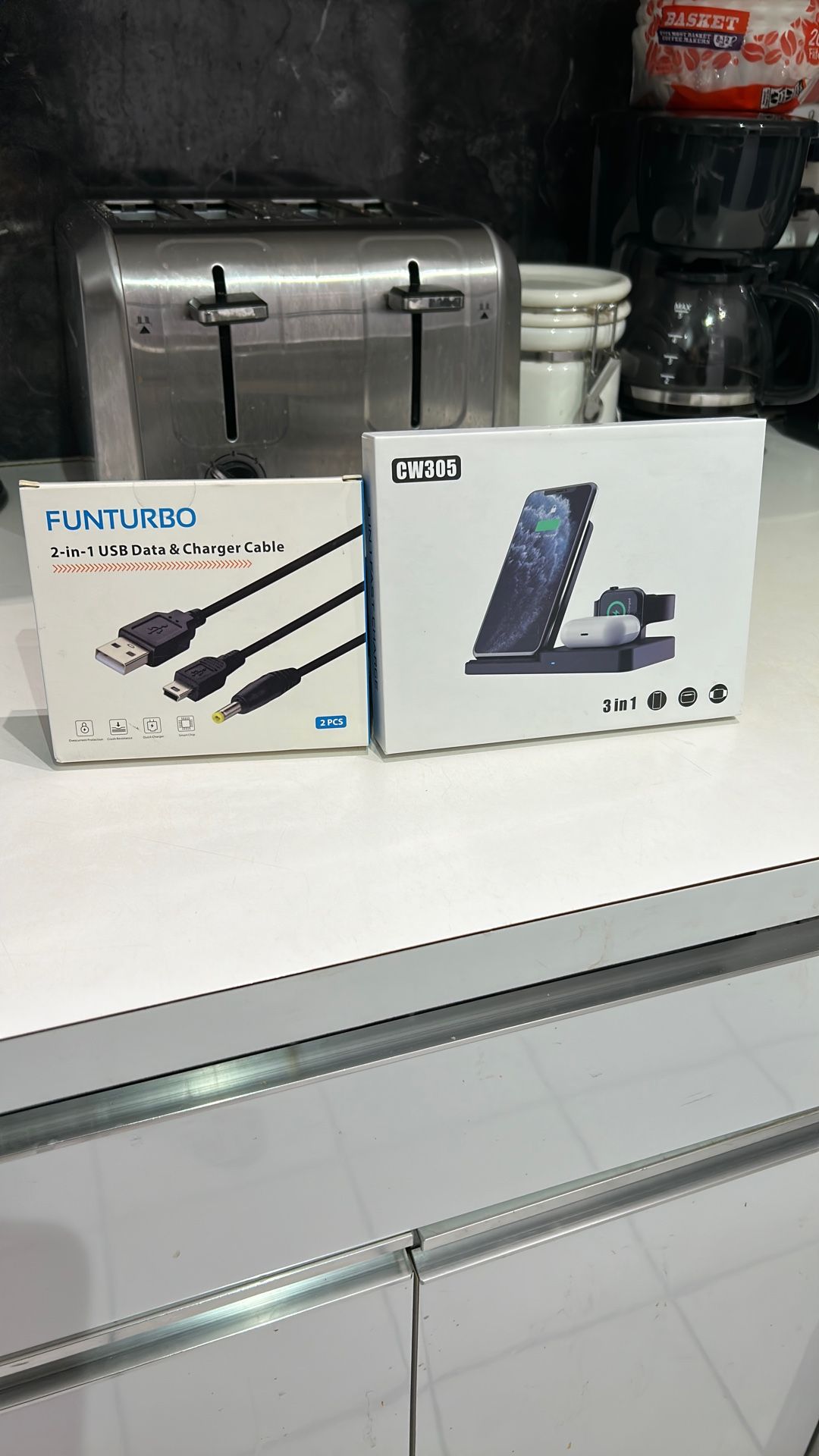 3in1 Fast Charge And 2in1 USB Charger 