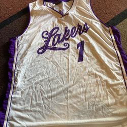 LOS ANGELES LAKERS alternate  Jersey Size XL 