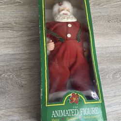 Christmas Vintage Animated Santa