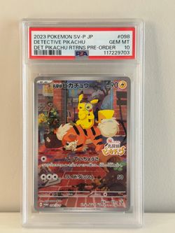Pokemon Detective Pikachu #098 PSA 10