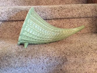 Vintage Pottery Cornucopia