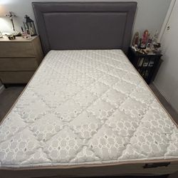 Full Size Bed With Frame And Nightstand 