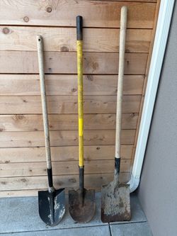 Heavy Duty Shovels. $8 each or $15 for all three.