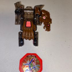 Mecard Titan  Deluxe Mecardimal & CARD Transforming Robot Car