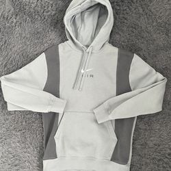 Men Size Small Nike Air Retro Pullover Fleece Gray /Anthracite Athletic Hoodie