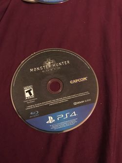 Monster hunter world ps4