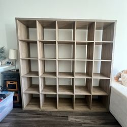 Large Bookshelf Beige