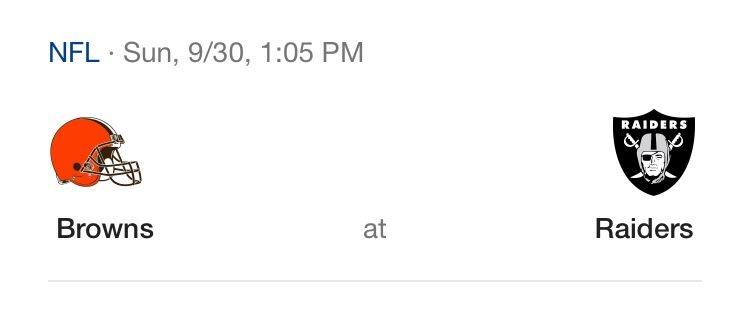 Raiders vs Browns tickets
