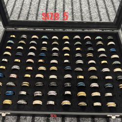 Rings - size 5 - $10 each ring