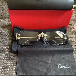 Vintage cross style glasses