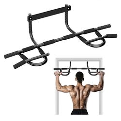 Pull Up Bar for Doorway - Max Capacity 440 lbs, Portable Upper Body Workout Bar for Strength Training(TOPOKO) UPGRADED